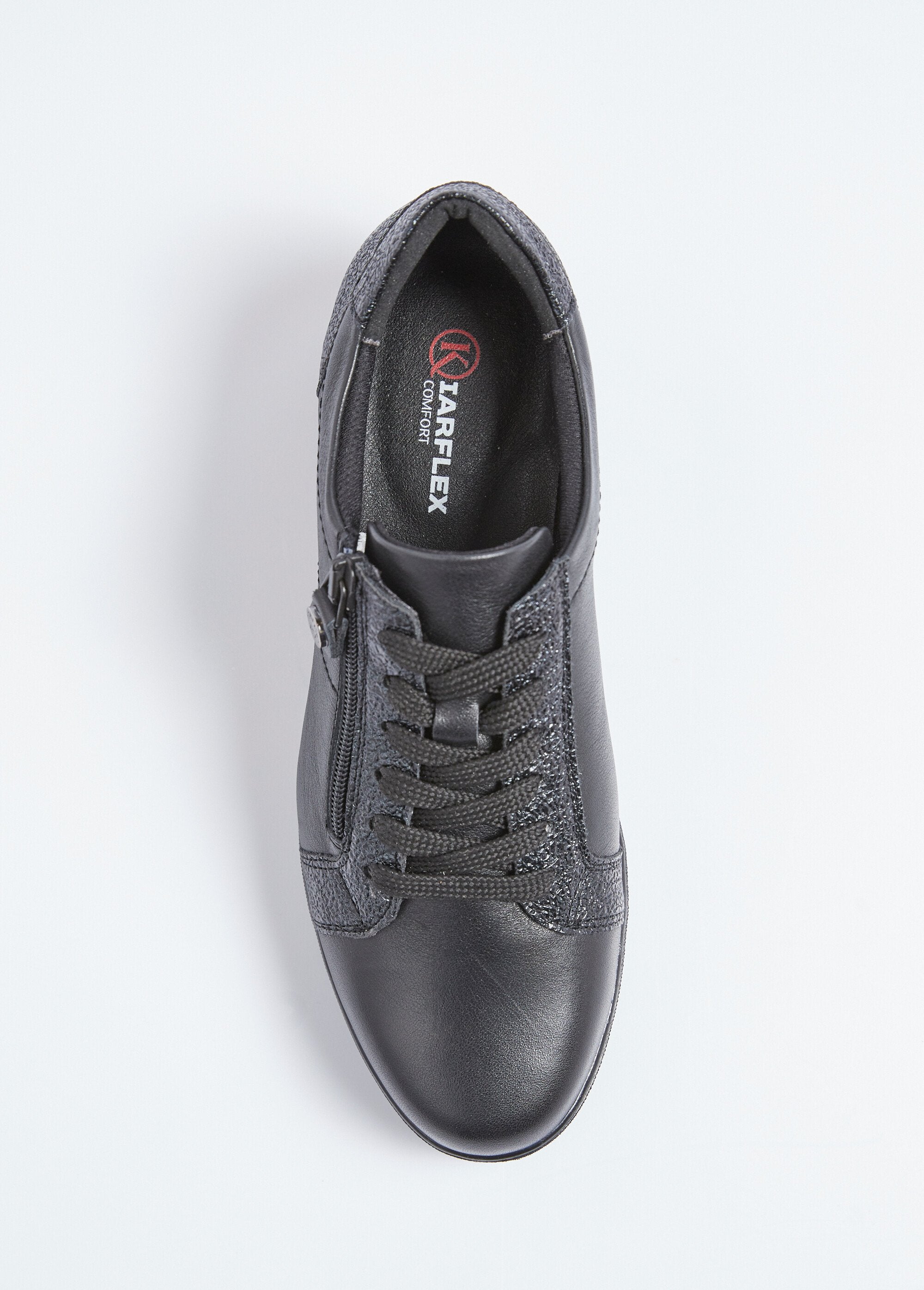 Two-material_lace-up_sneakers_with_comfort_width_zipper_Black_OV1_slim