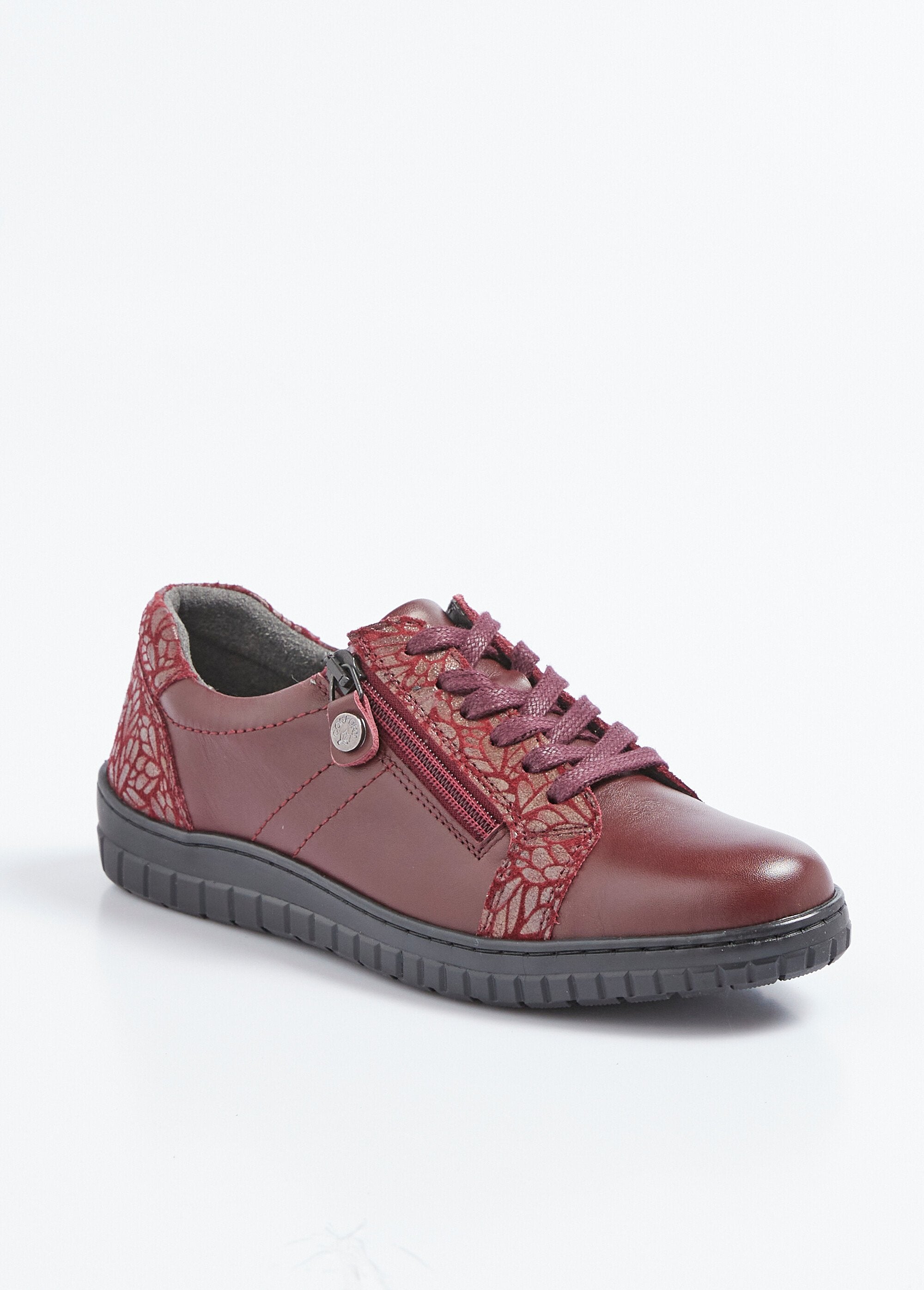 Comfort_wide_laced_and_zipped_sneakers_Bordeaux_FA1_slim