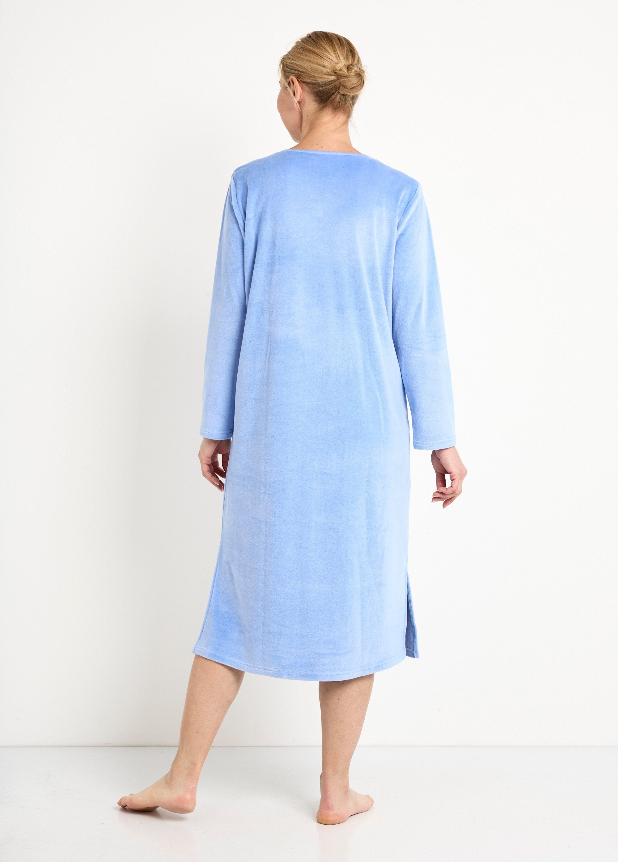 Embroidered_mid-length_fleece_nightgown_Indigo_DO1_slim