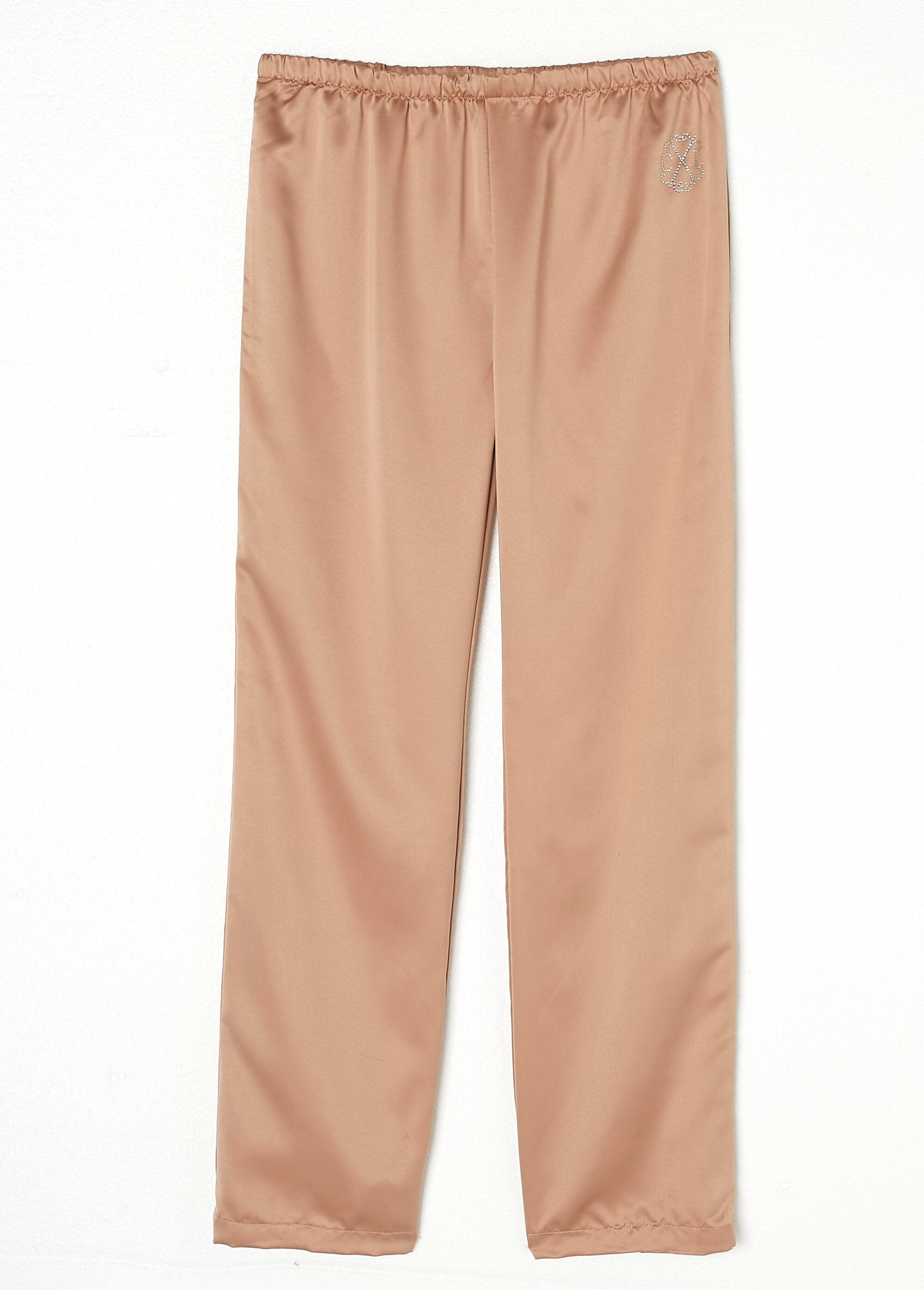 Chic_satin_pajama_pants_Beige_FA1_slim