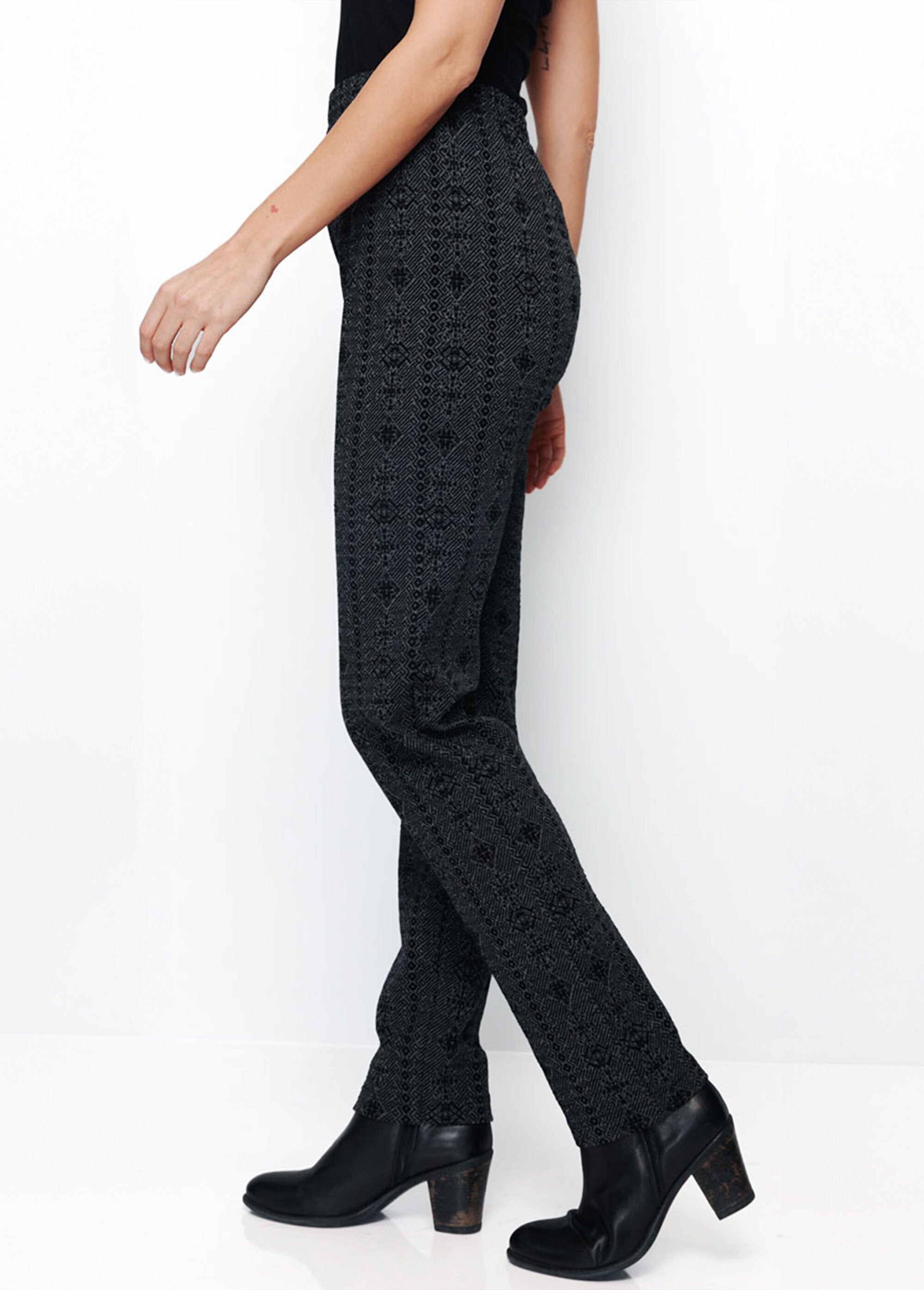 Stretch_jersey_elasticated_waist_leggings_Anthracite_and_black_DR1_slim