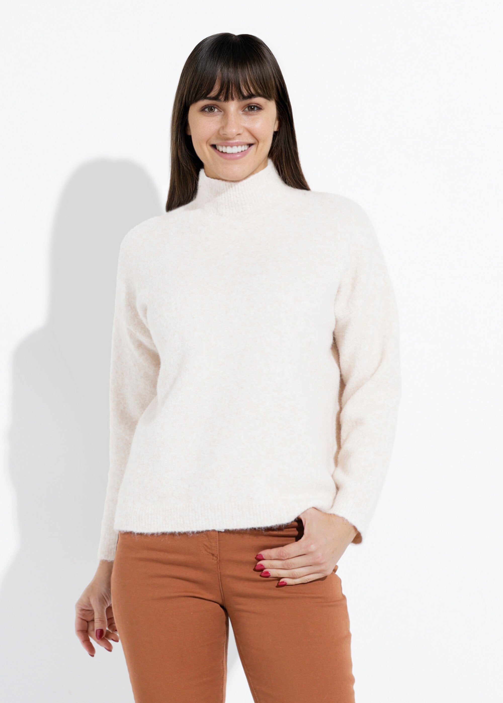 High-neck_sweater_in_fluffy_knit_Beige_FA1_slim