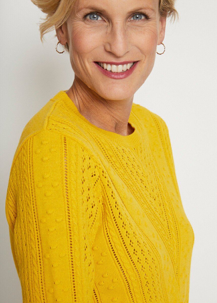 Round_neck_openwork_knit_sweater_and_balls_Honey_DE1_slim