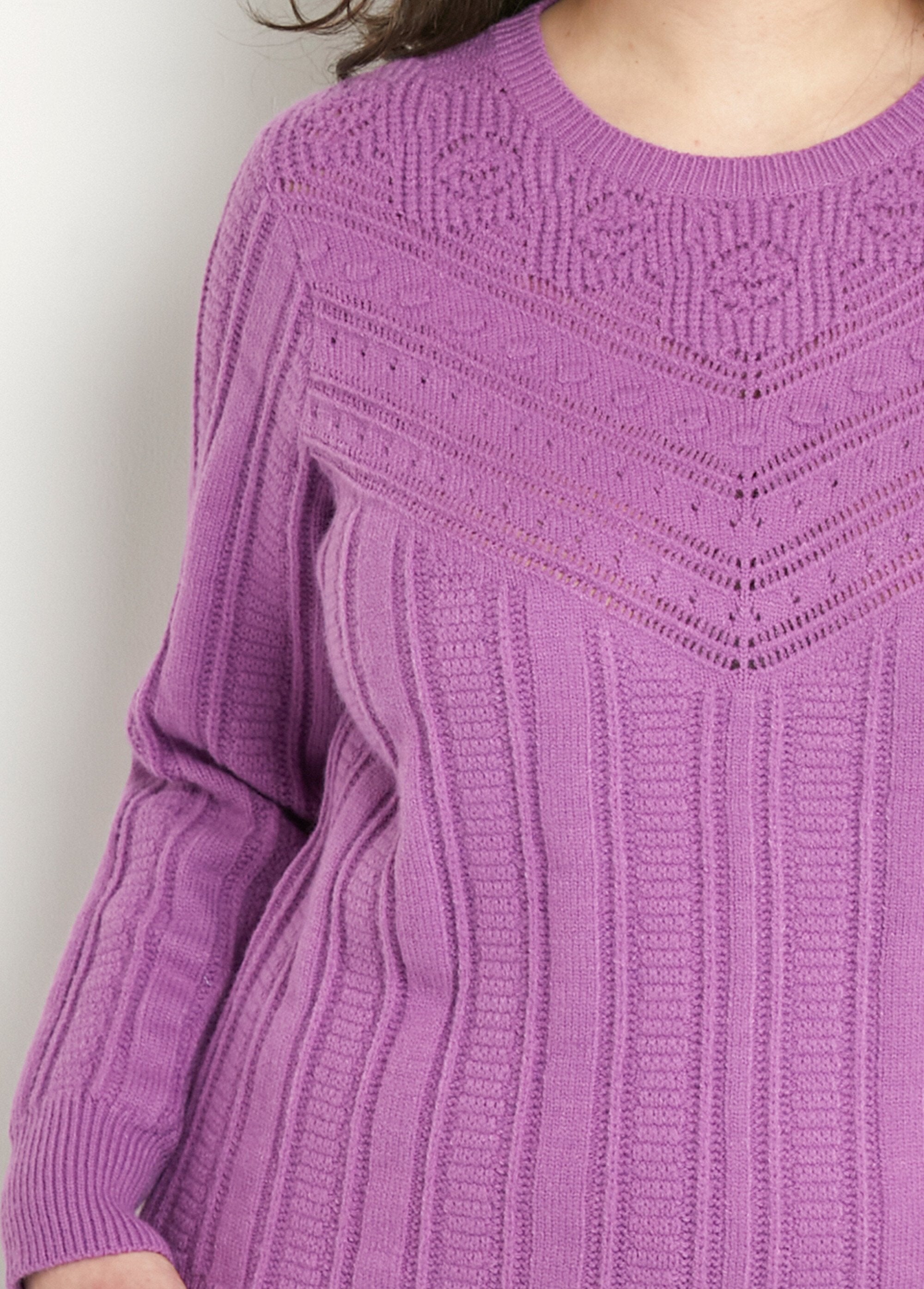 Soft_openwork_sweater_with_round_neck_balls_Parma_DE1_curvy