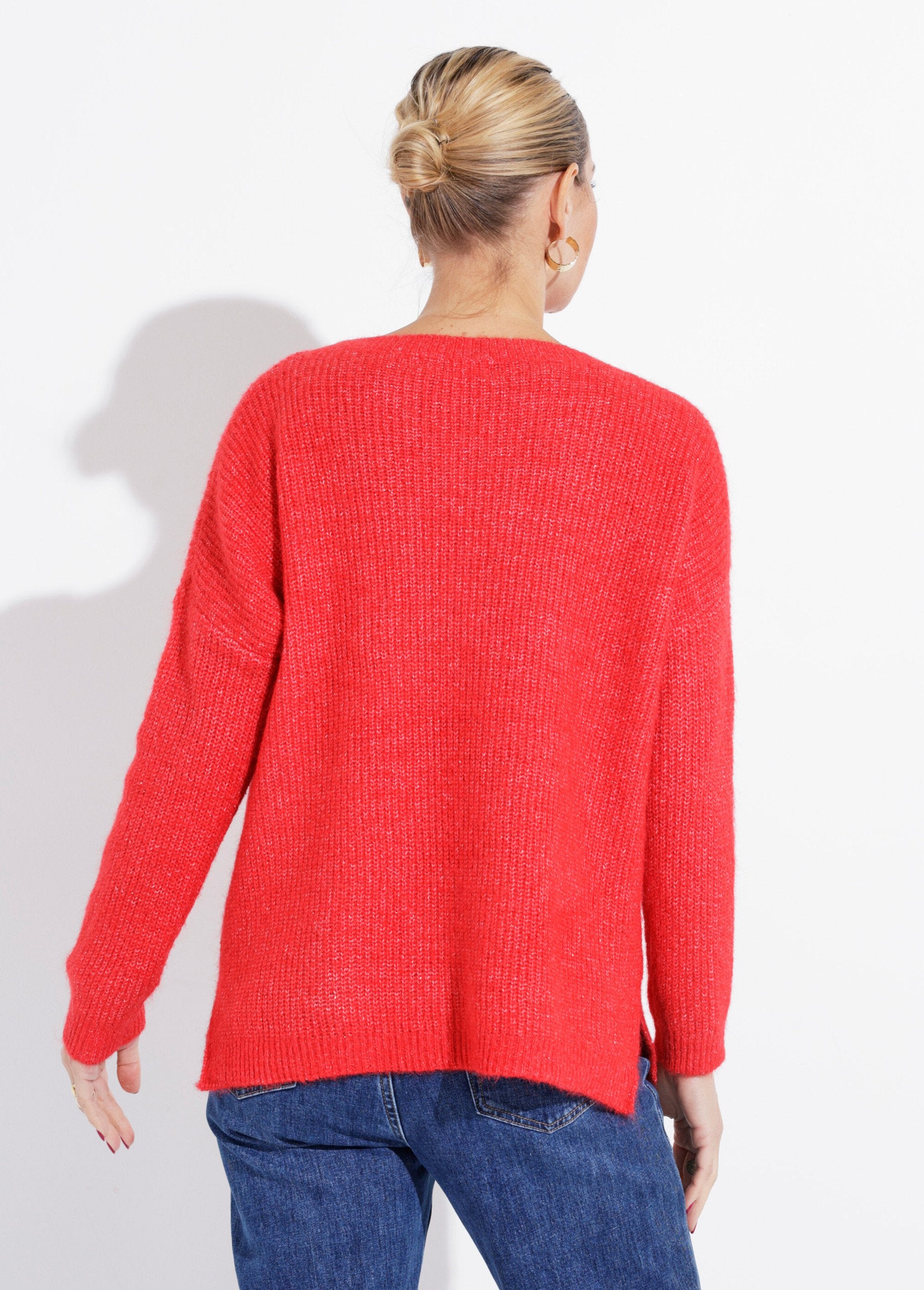 Boat_neck_fluffy_knit_sweater_Red_DO1_slim