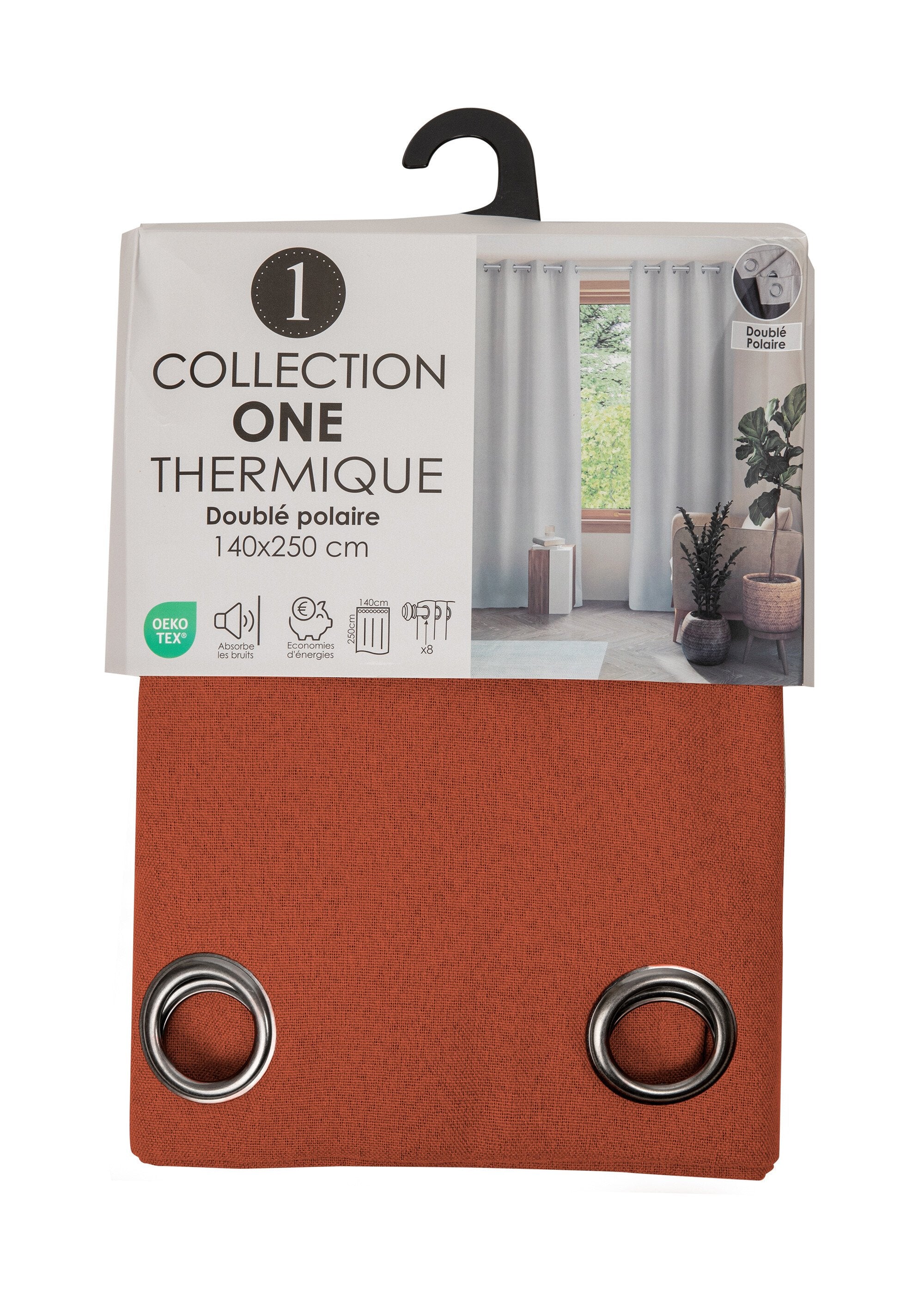 Rideau_thermique_polaire_effet_natté_finition_oeillets_Terracotta_DE2_slim