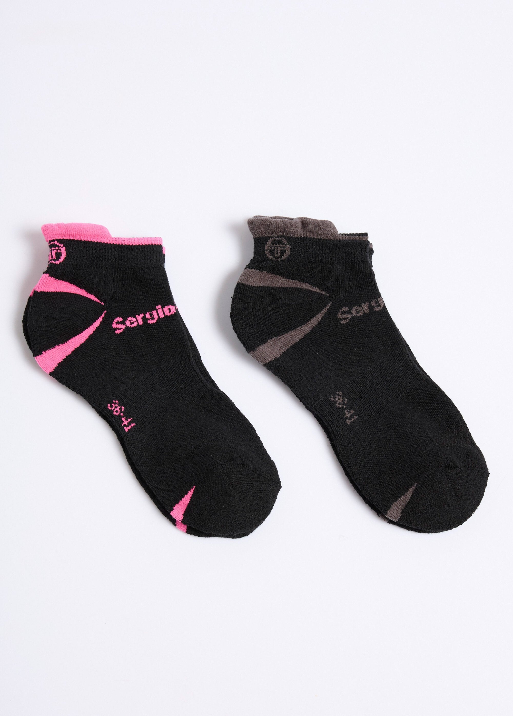 Pack_of_2_sports_socks,_light_Black_DE1_slim