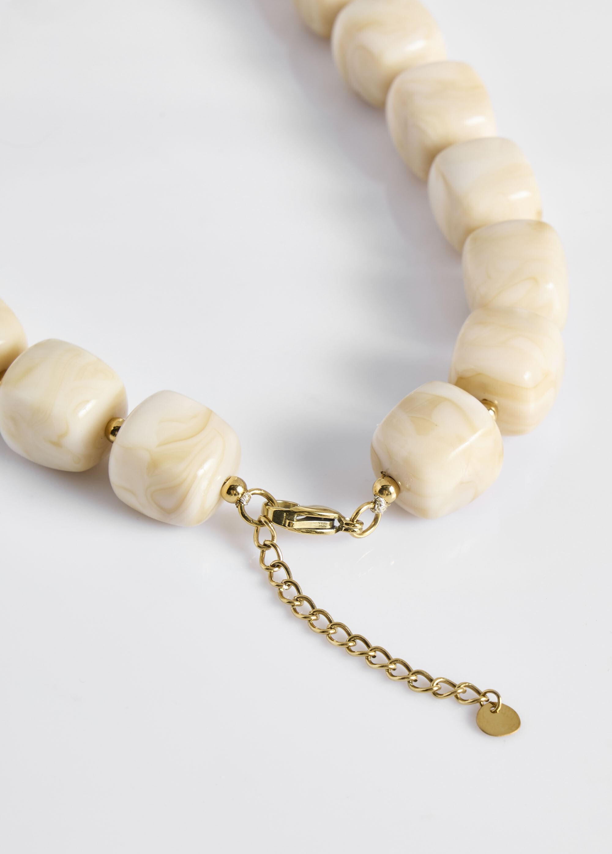 Resin_and_stainless_steel_bead_necklace_Beige_DE2_slim