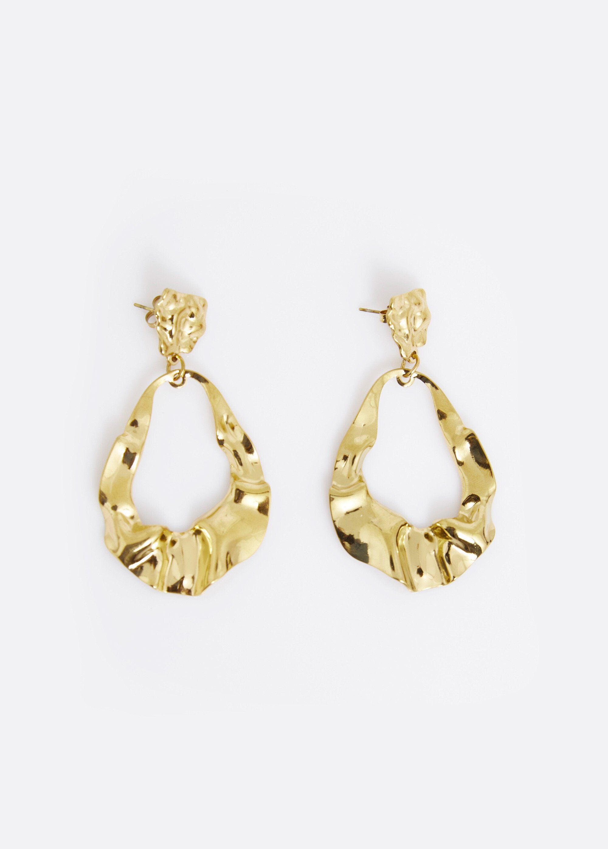 Crinkled_effect_earrings,_steel_Golden_FA1_slim