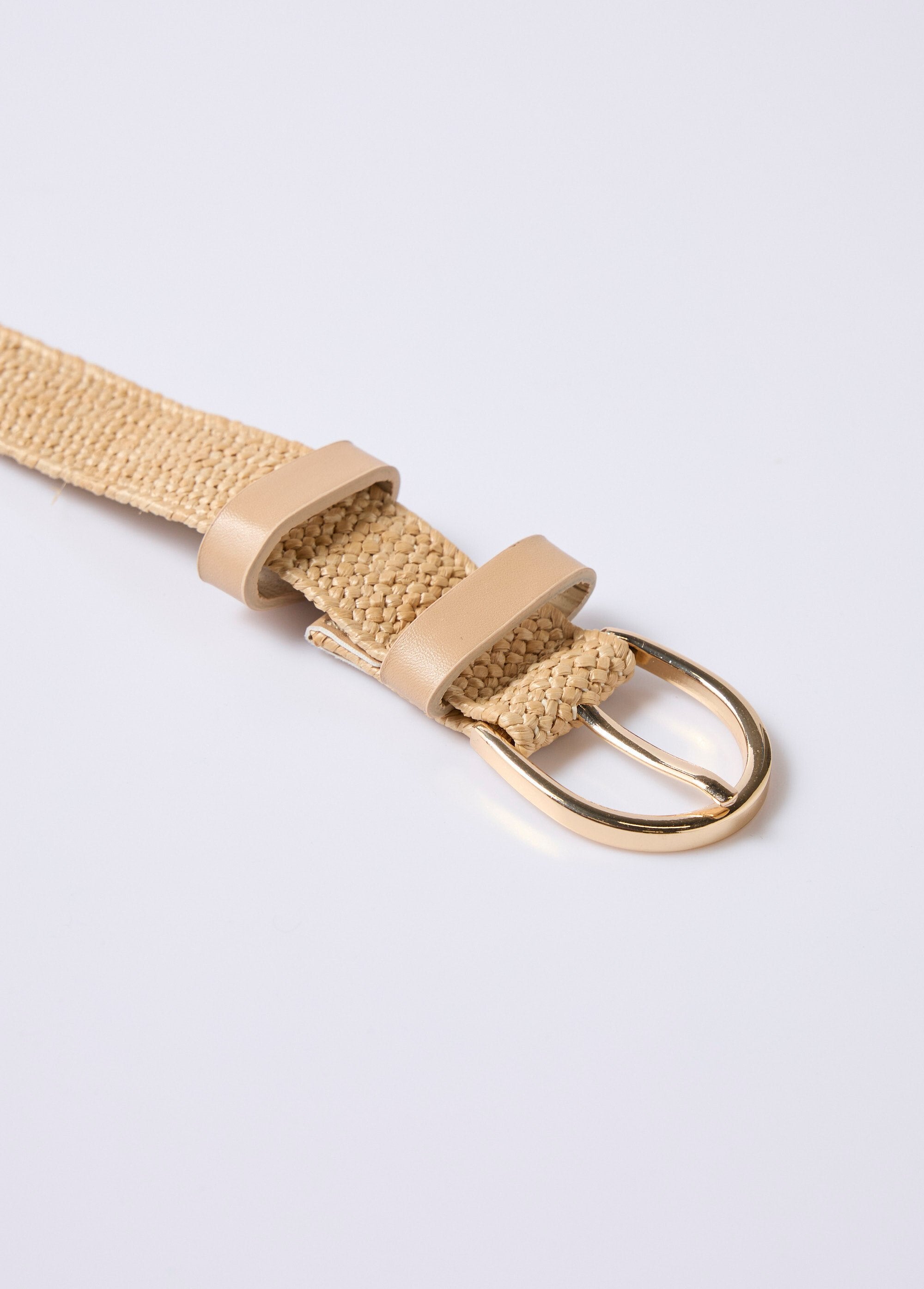 Elastic_belt_with_straw_look,_metal_buckle_Beige_DE1_slim