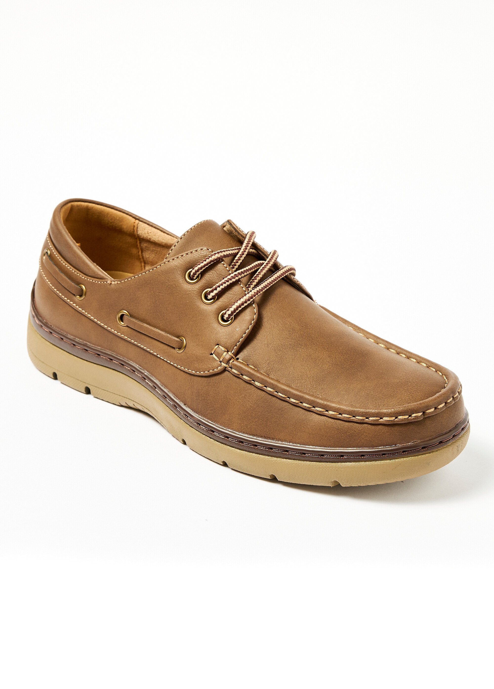 Lace-up_boat_shoes,_faux_leather_camel_FA1_slim