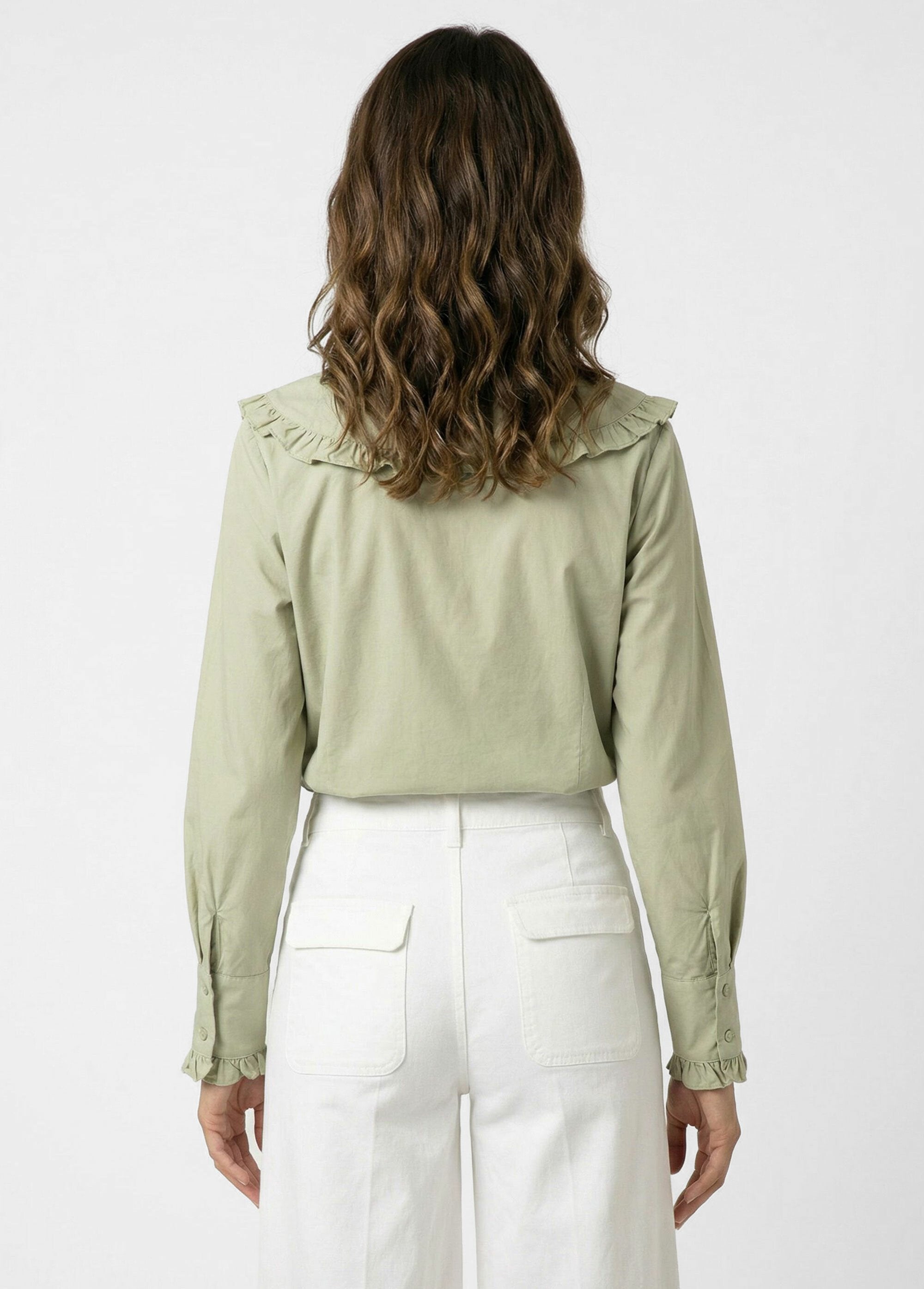 Blouse_with_pleated_Peter_Pan_collar_Khaki_DO1_slim
