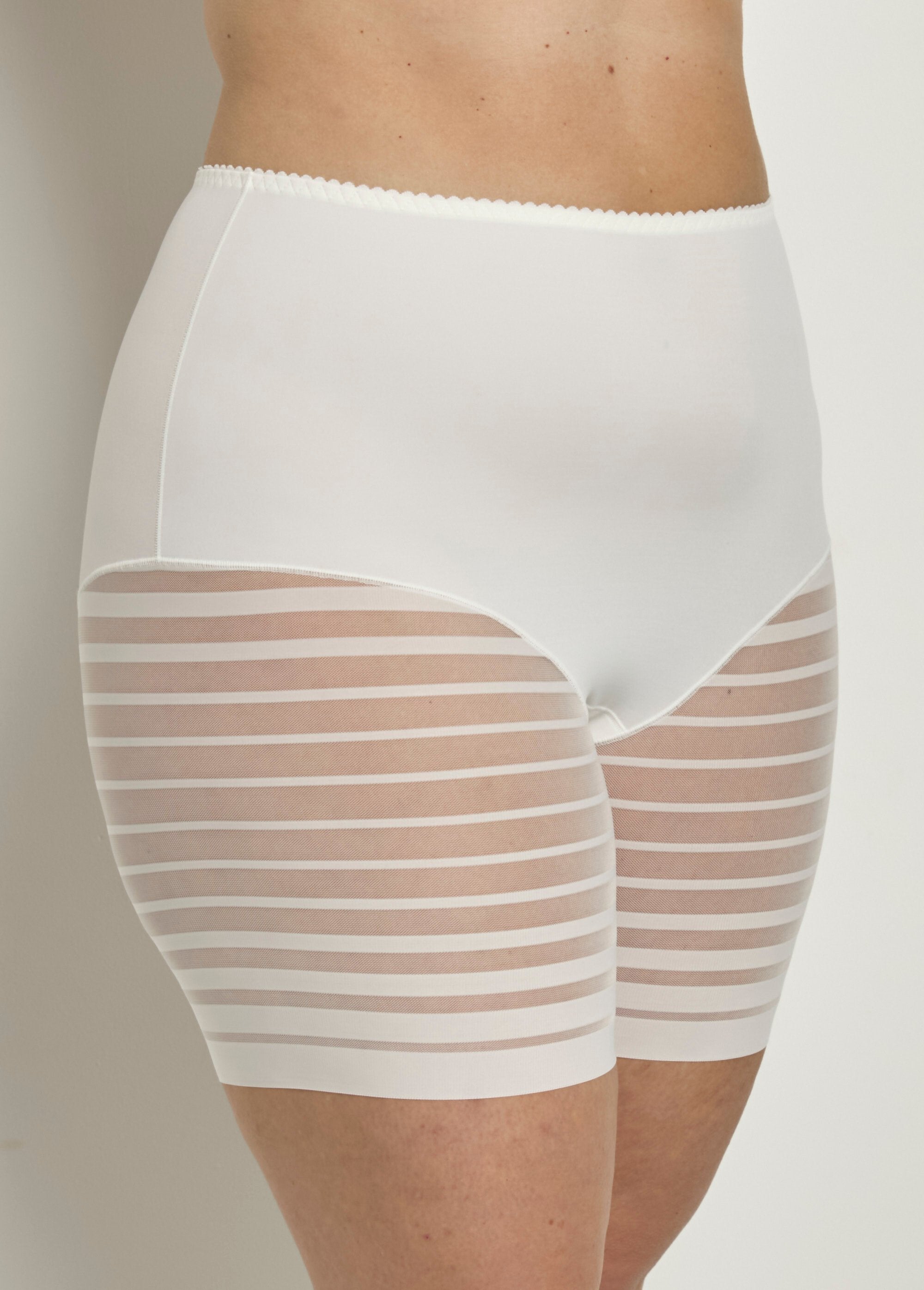 High-waisted_stretch_shorty_panties_with_striped_tulle_effect_Ivory_FA1_curvy