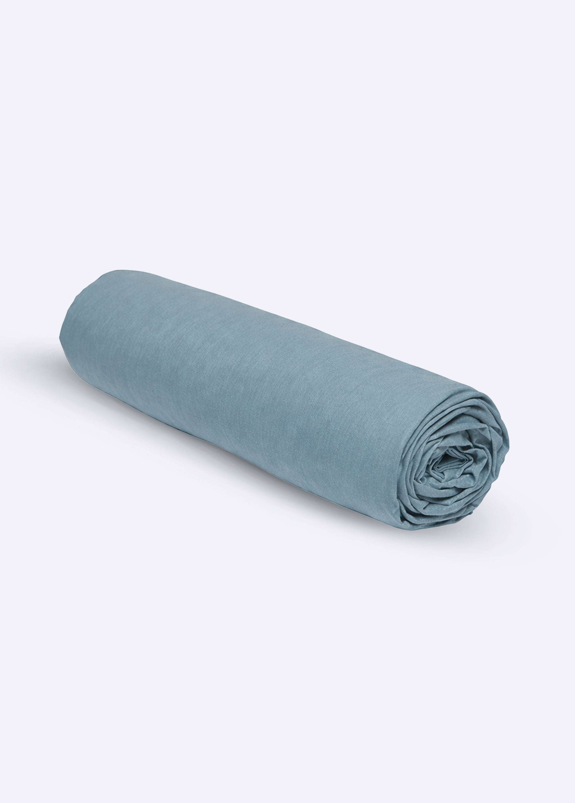 Plain_cotton_fitted_sheet_Denim_FA1_slim