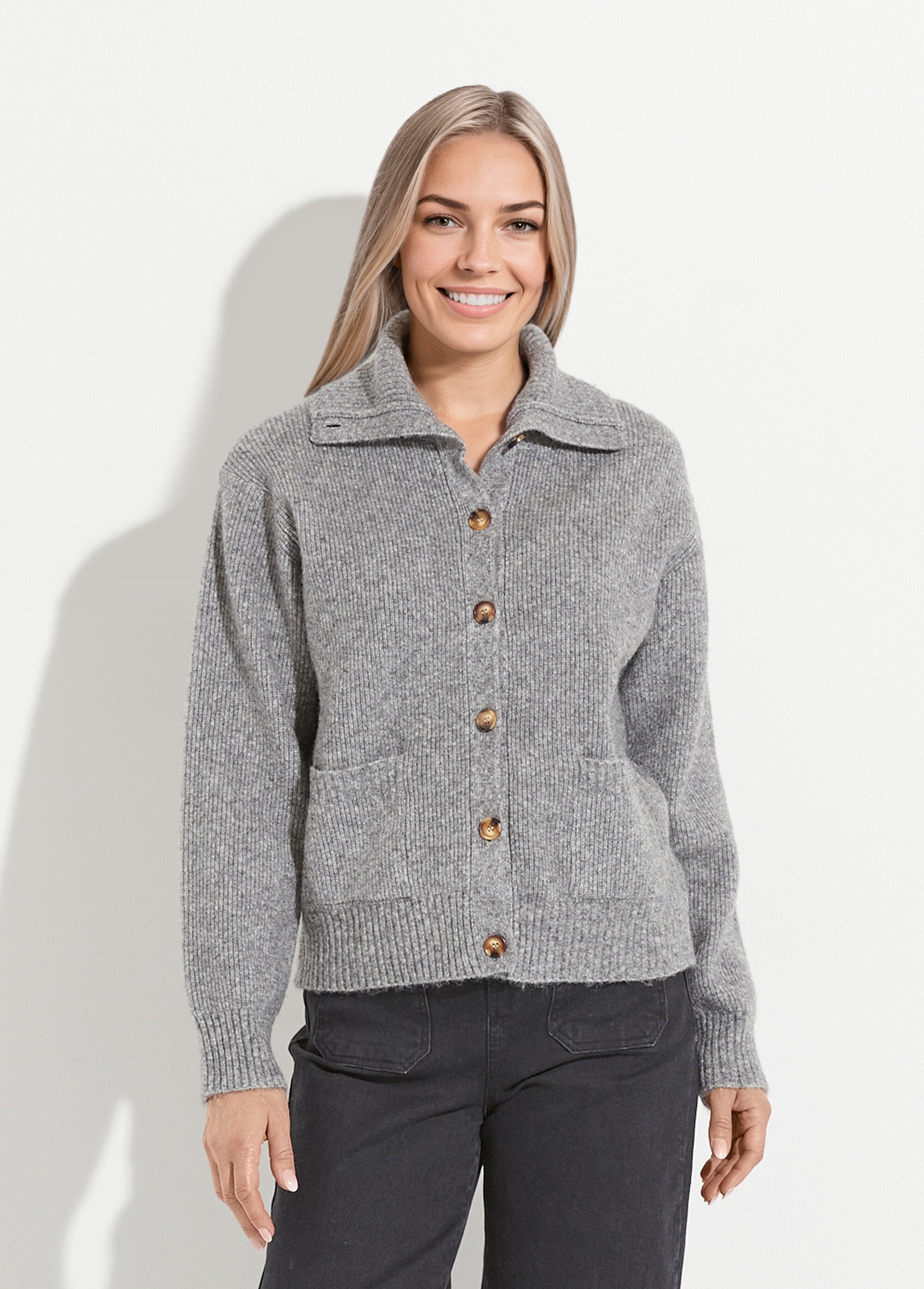 Gilet_boutonné_chaud_côtelé_avec_laine_et_fibres_recyclées_Gris_chine_FA1_slim