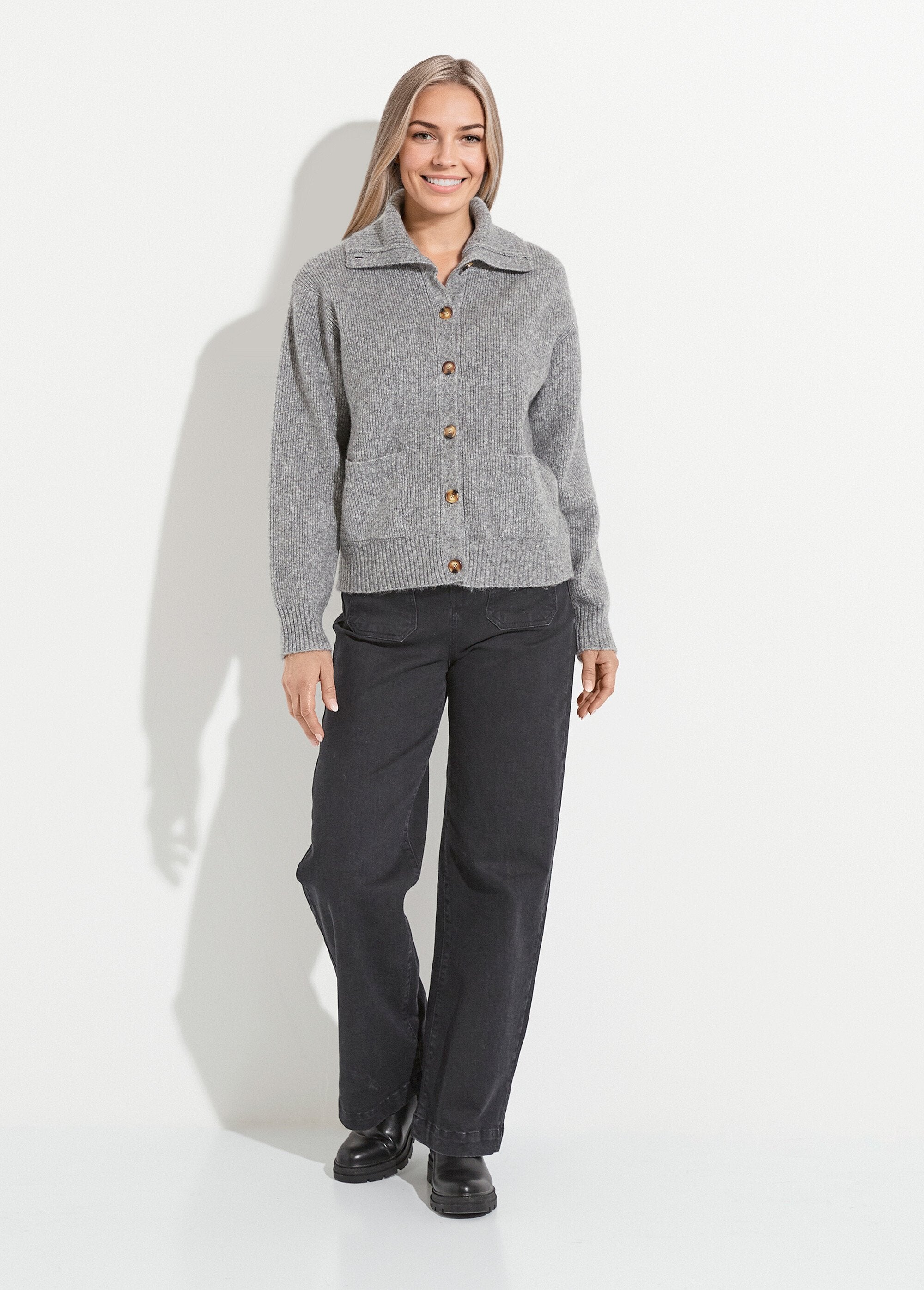 Gilet_boutonné_chaud_côtelé_avec_laine_et_fibres_recyclées_Gris_chine_SF1_slim