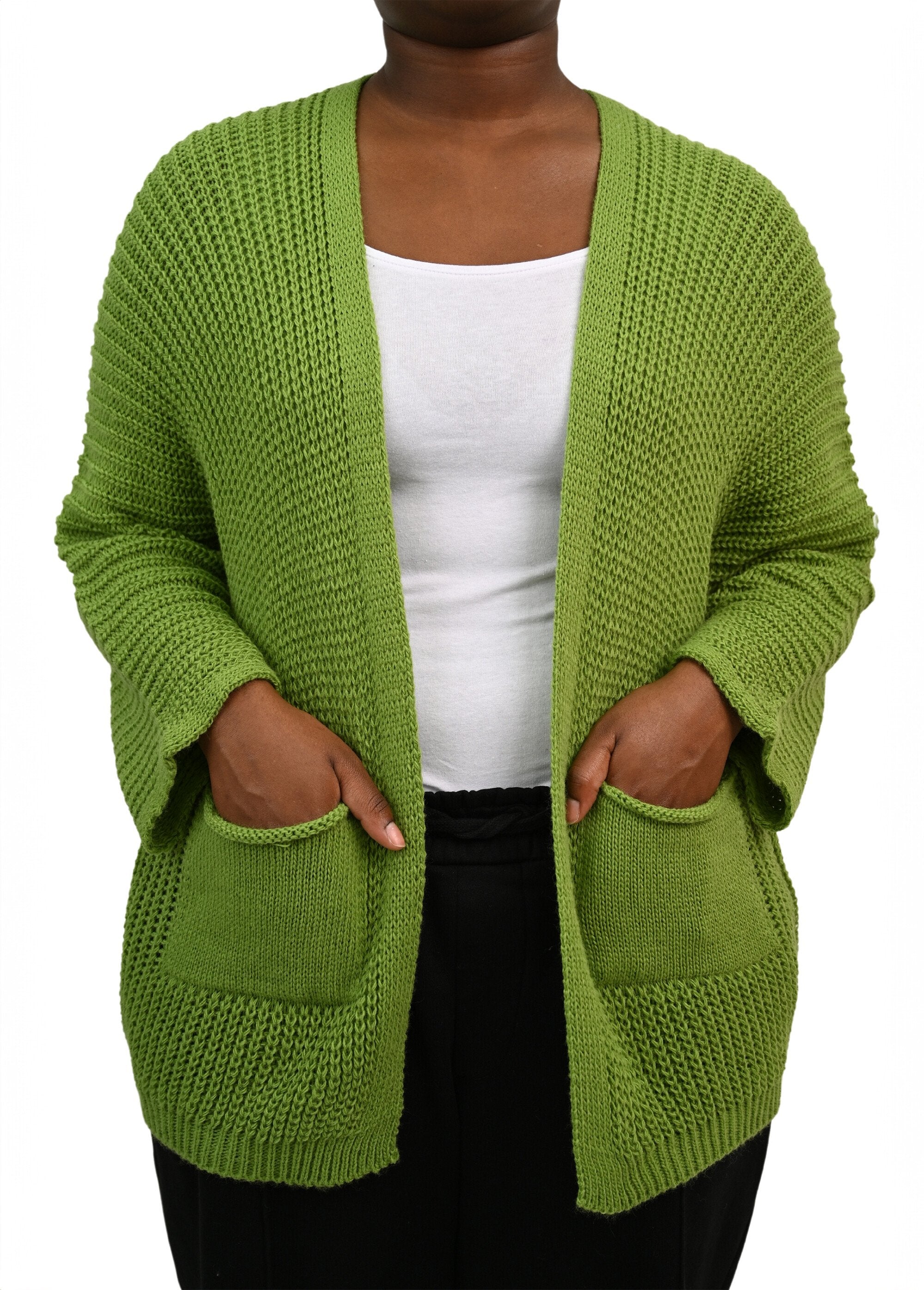 Gilet_long_maille_avec_poches_plaquées_Vert_olive_FA2_curvy