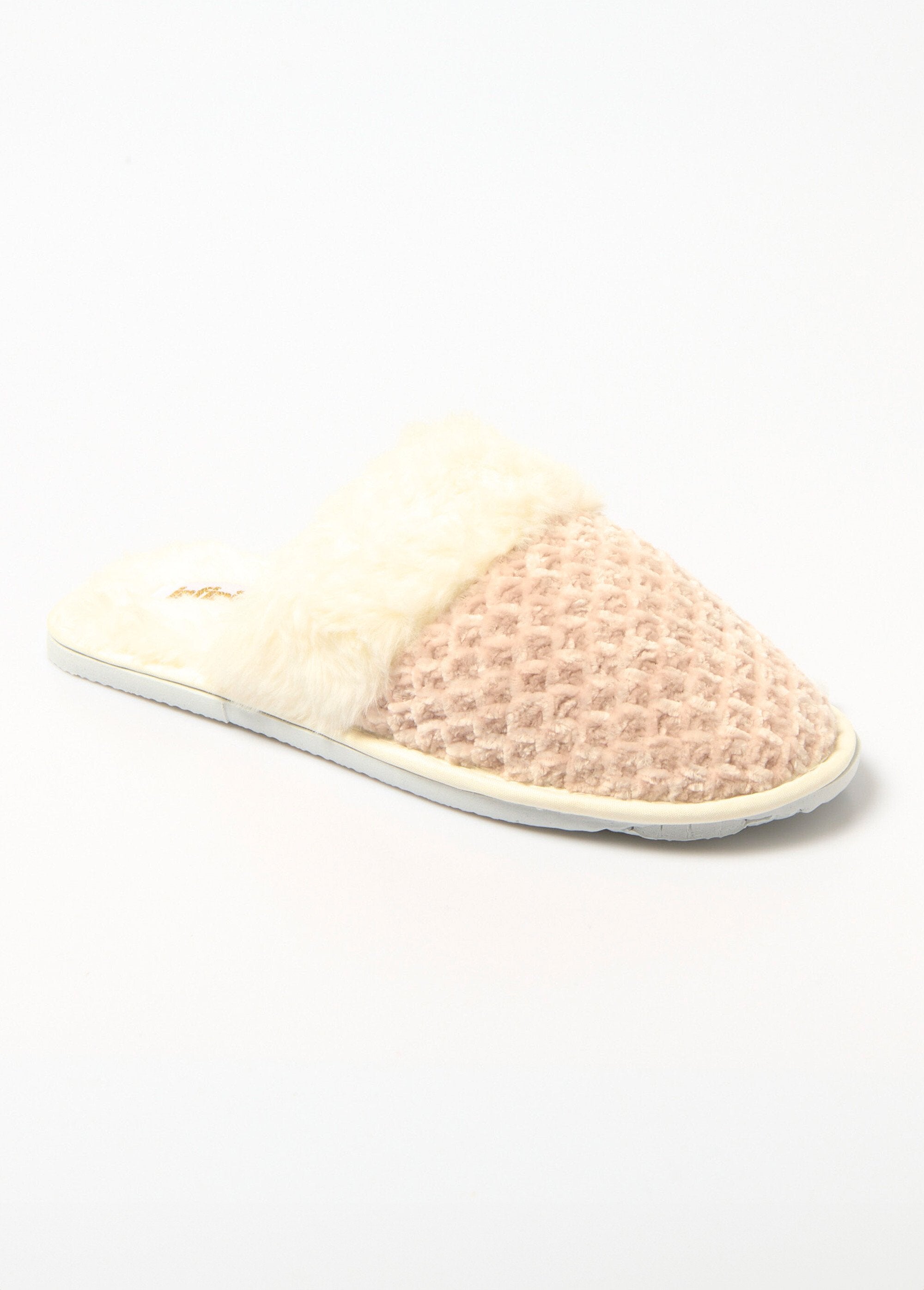 Velvet_and_fur_mule_slippers_Pink_FA1_slim