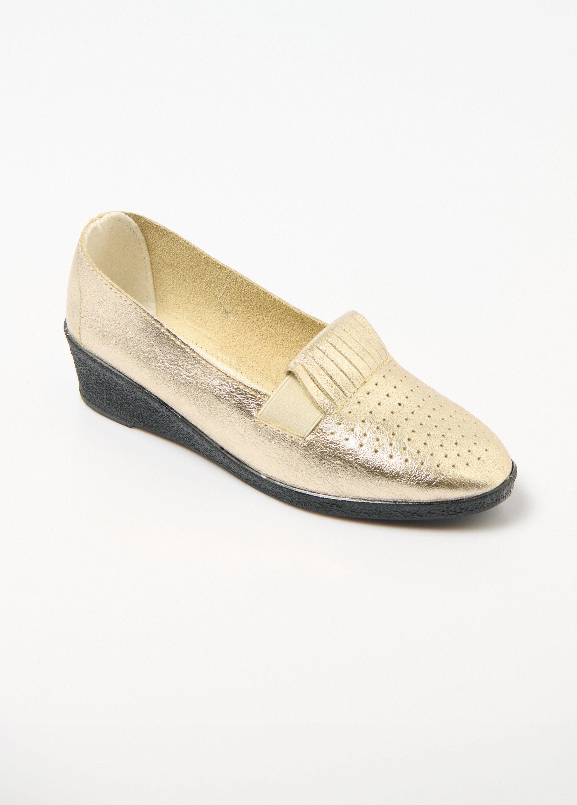 Elasticated_leather_wedge_loafers,_comfort_width_Golden_FA1_slim