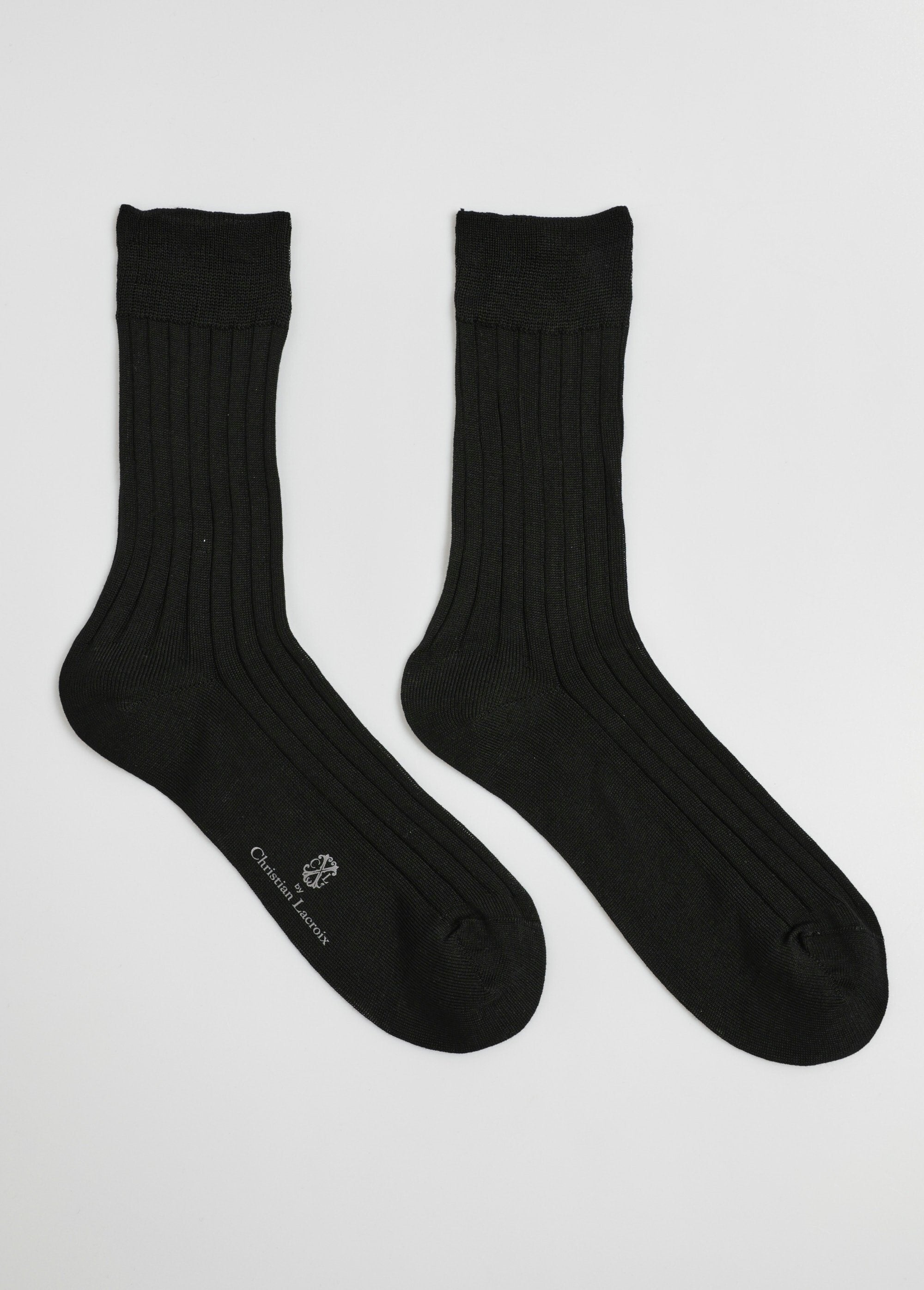 Pair_of_Scottish_thread_socks_Black_FA1_slim