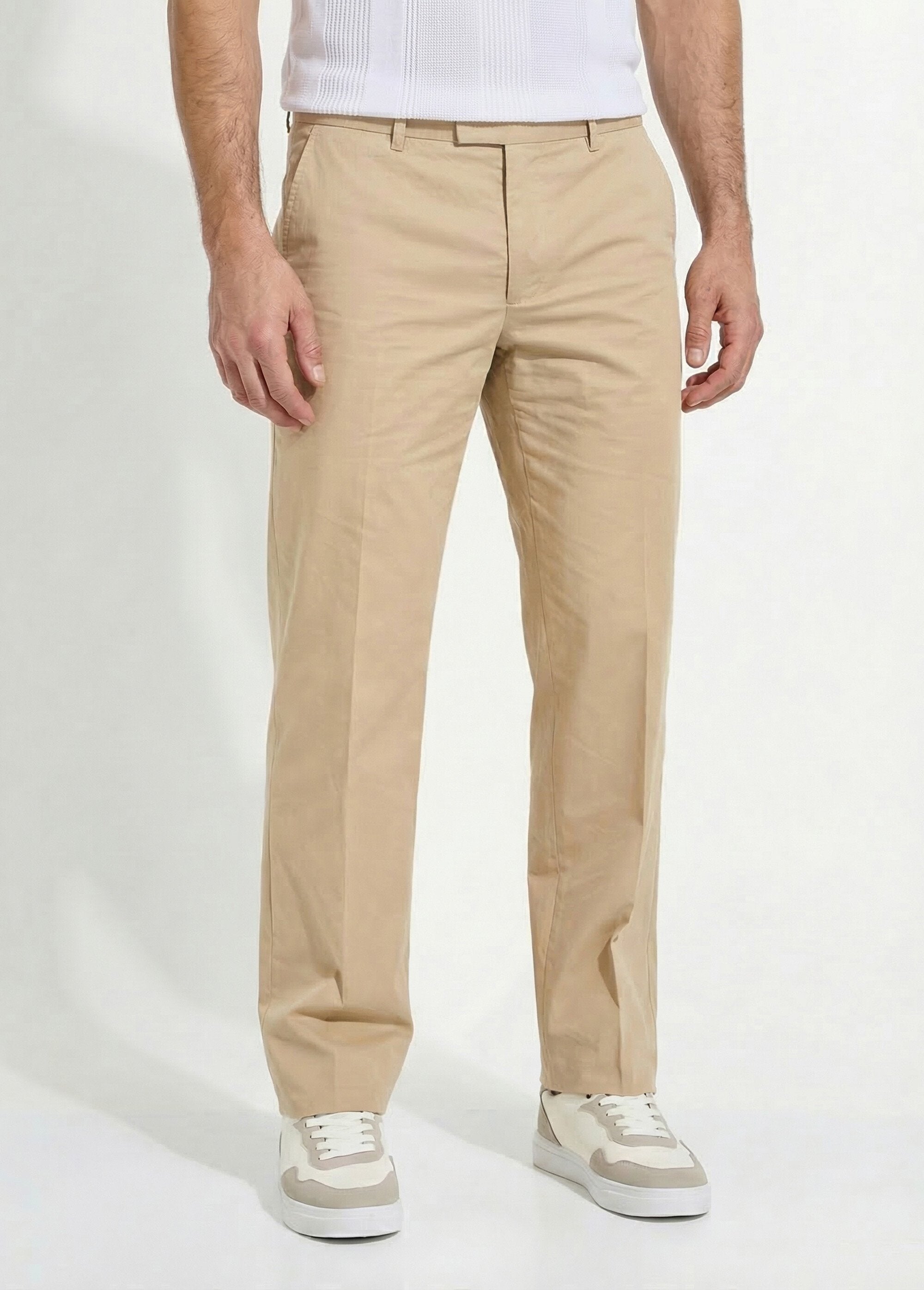 Invisible_polycotton_adjustable_belt_pants_Beige_FA1_slim