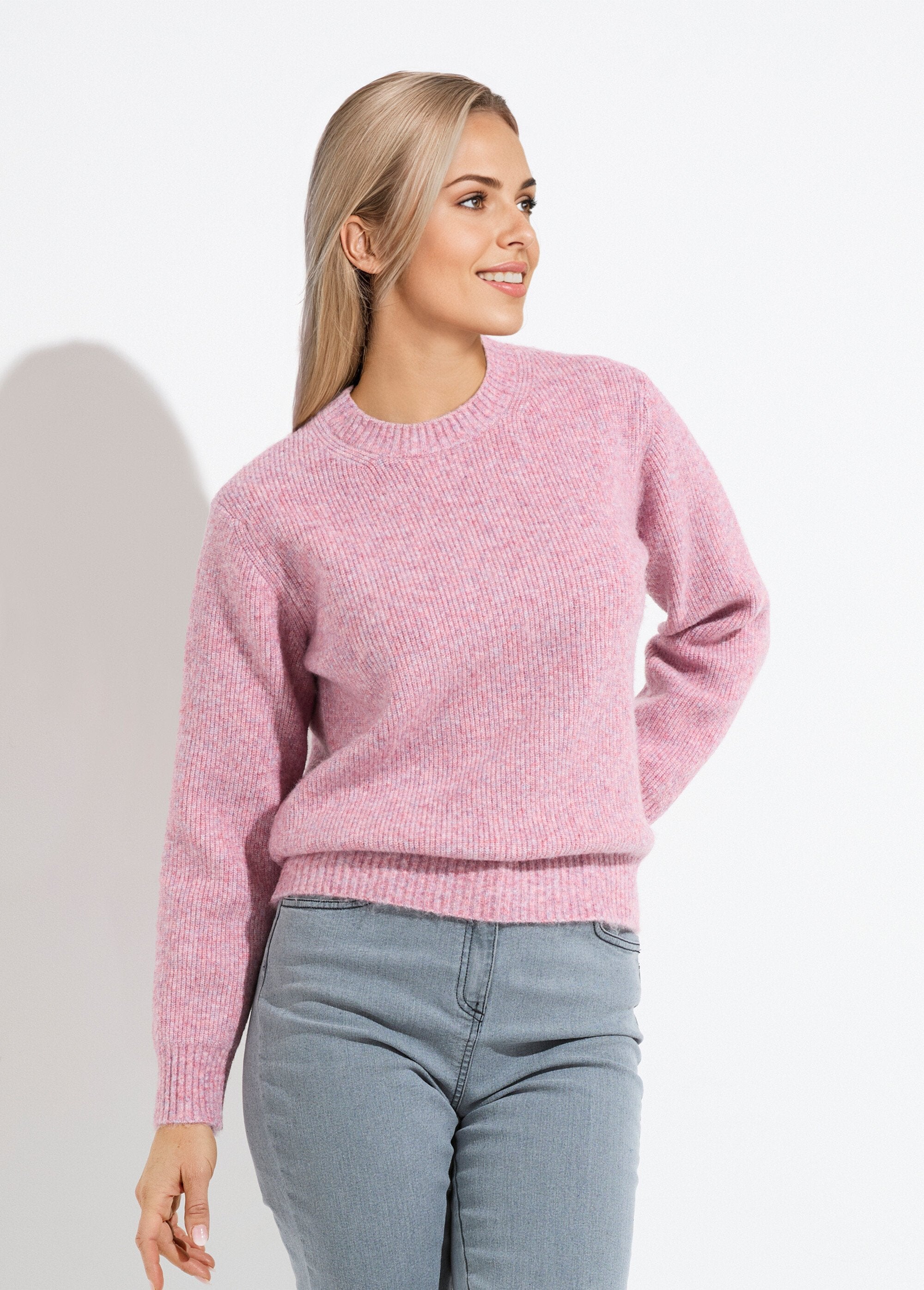 Pull_chaud_côtelé_avec_laine_et_fibres_recyclées_Rose_FA1_slim
