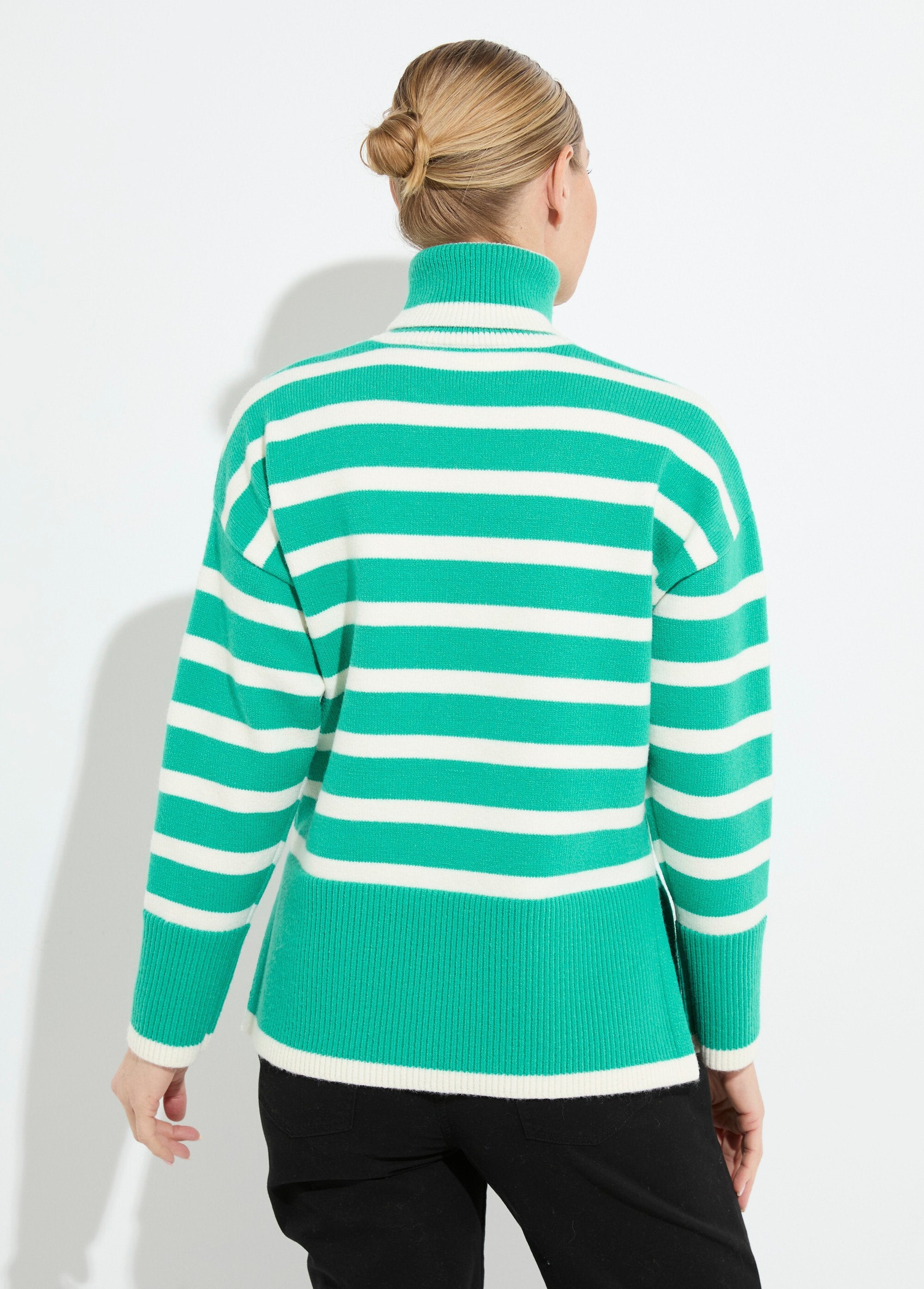 Turtleneck_sweater_with_long,_dropped_sleeves_Green_stripe_DO1_slim