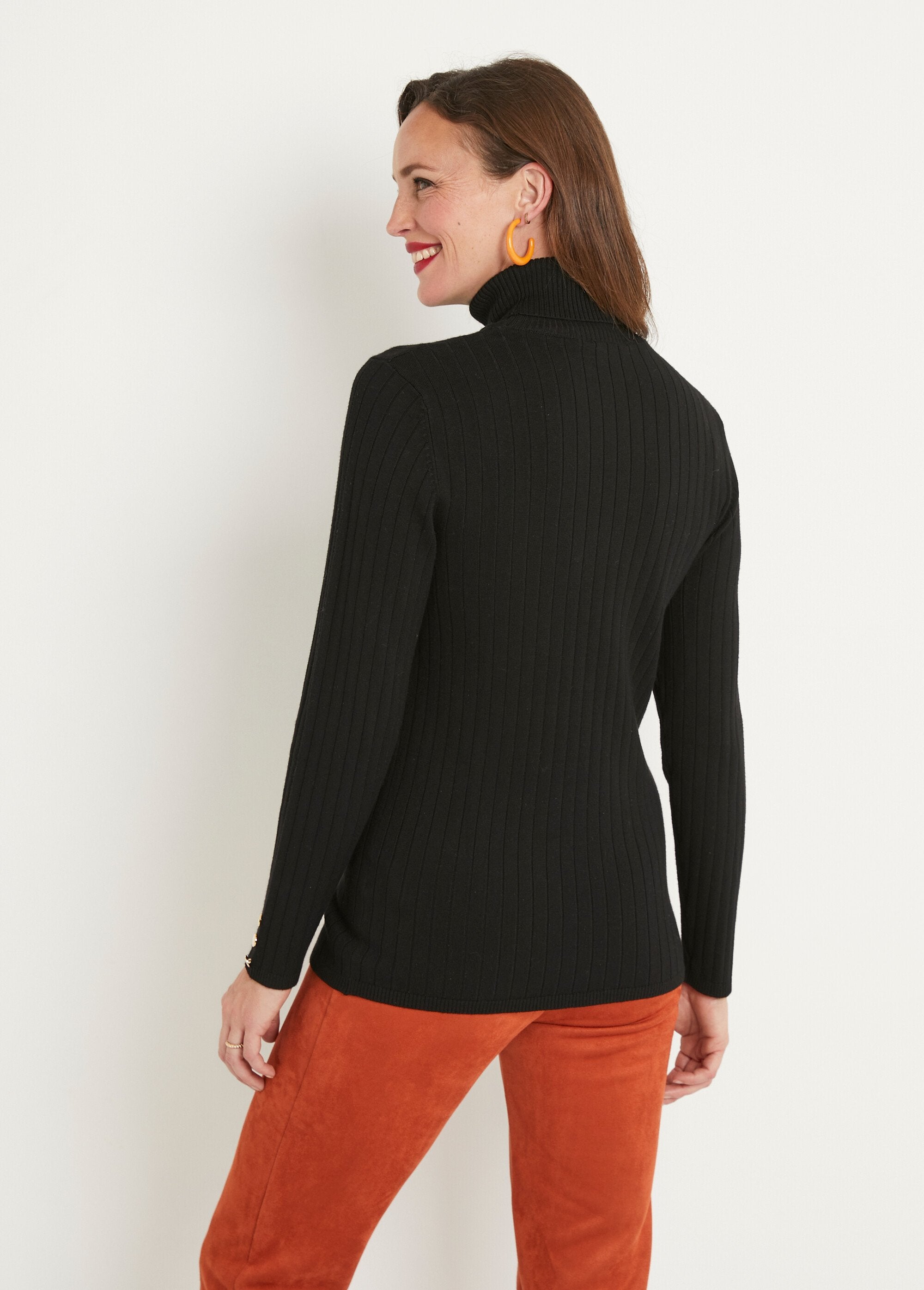 Soft_ribbed_short_turtleneck_flat_ribbed_sweater_Black_DO1_slim