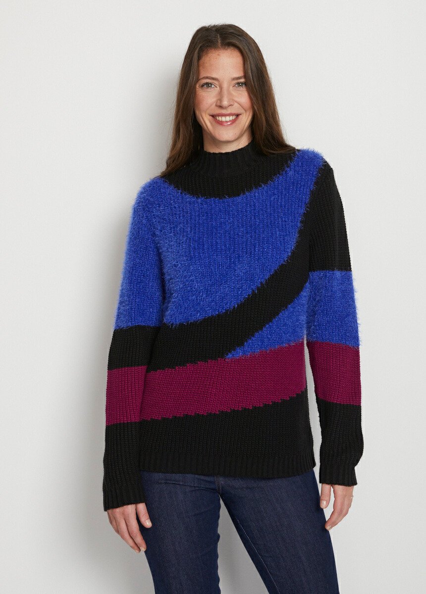 Graphic_sweater_with_beaded_and_fuzzy_knit_Blue_and_fuchsia_FA1_slim