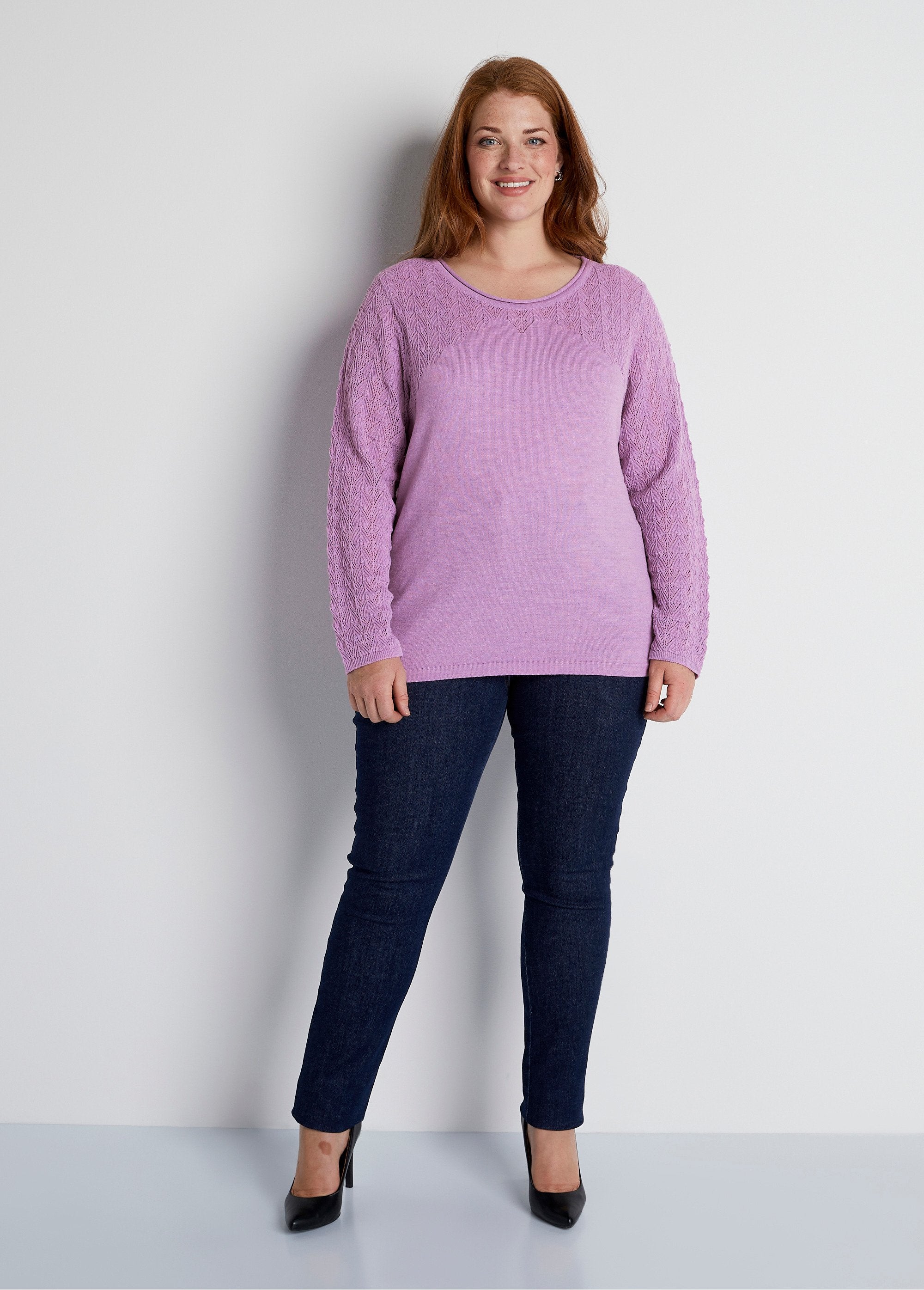 Long-sleeved_jersey_and_openwork_sweater_Lilac_SF1_curvy