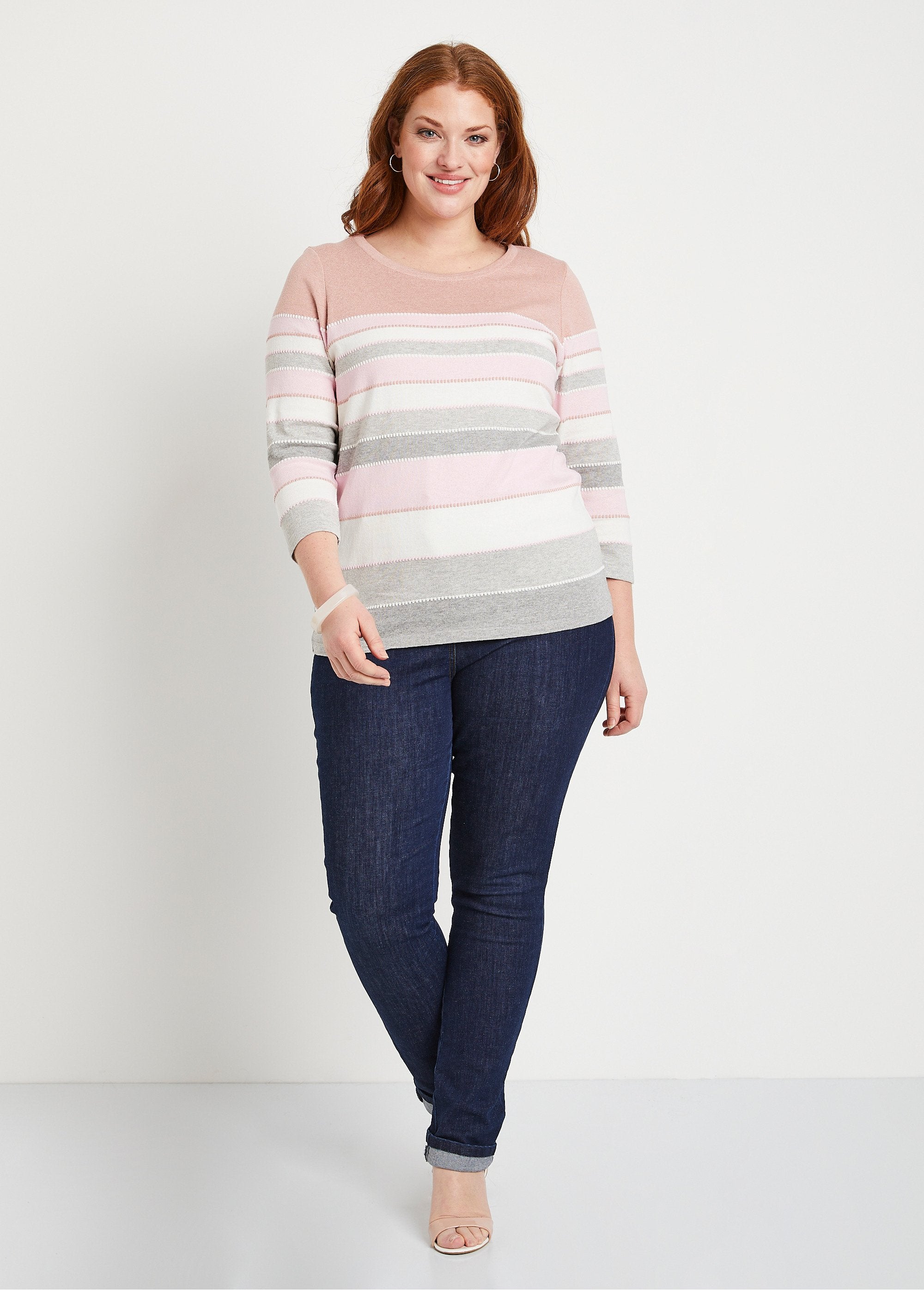 Fancy_jacquard_knit_sweater_Pink_stripe_SF1_curvy