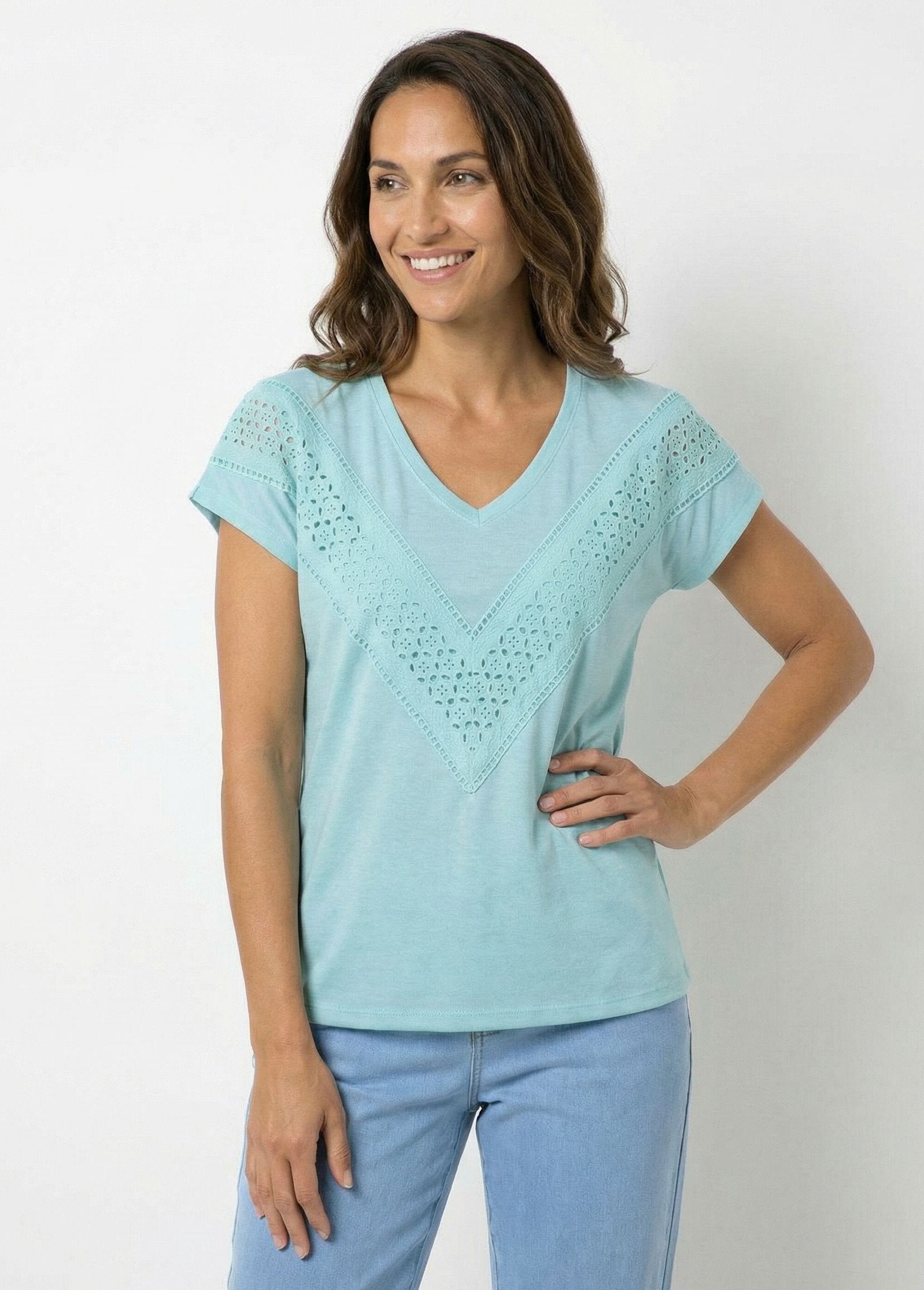 T-shirt_uni_col_rond_dentelle_manches_kimono_Opaline_FA1_slim