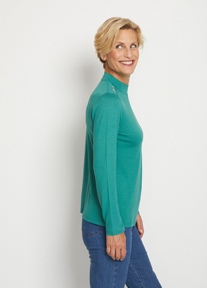 High_neck_t-shirt_Plain_green_DR1_slim