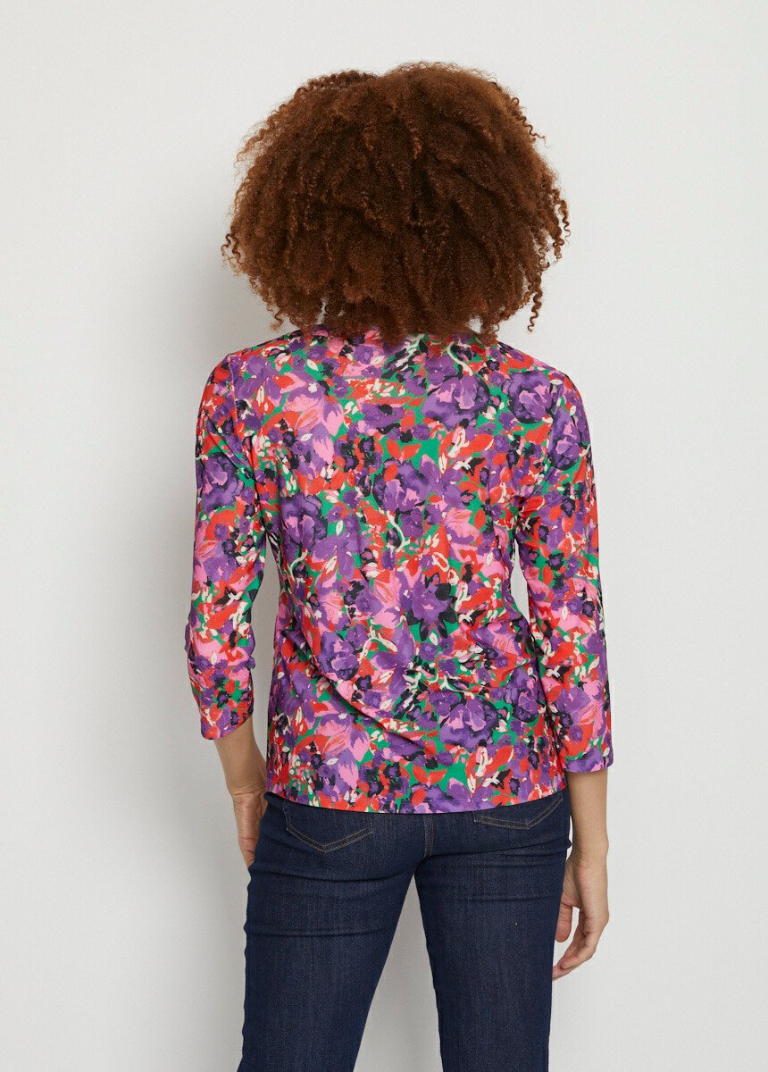 Printed_t-shirt,_fancy_lace_3/4_sleeves_Purple_print_DO1_slim