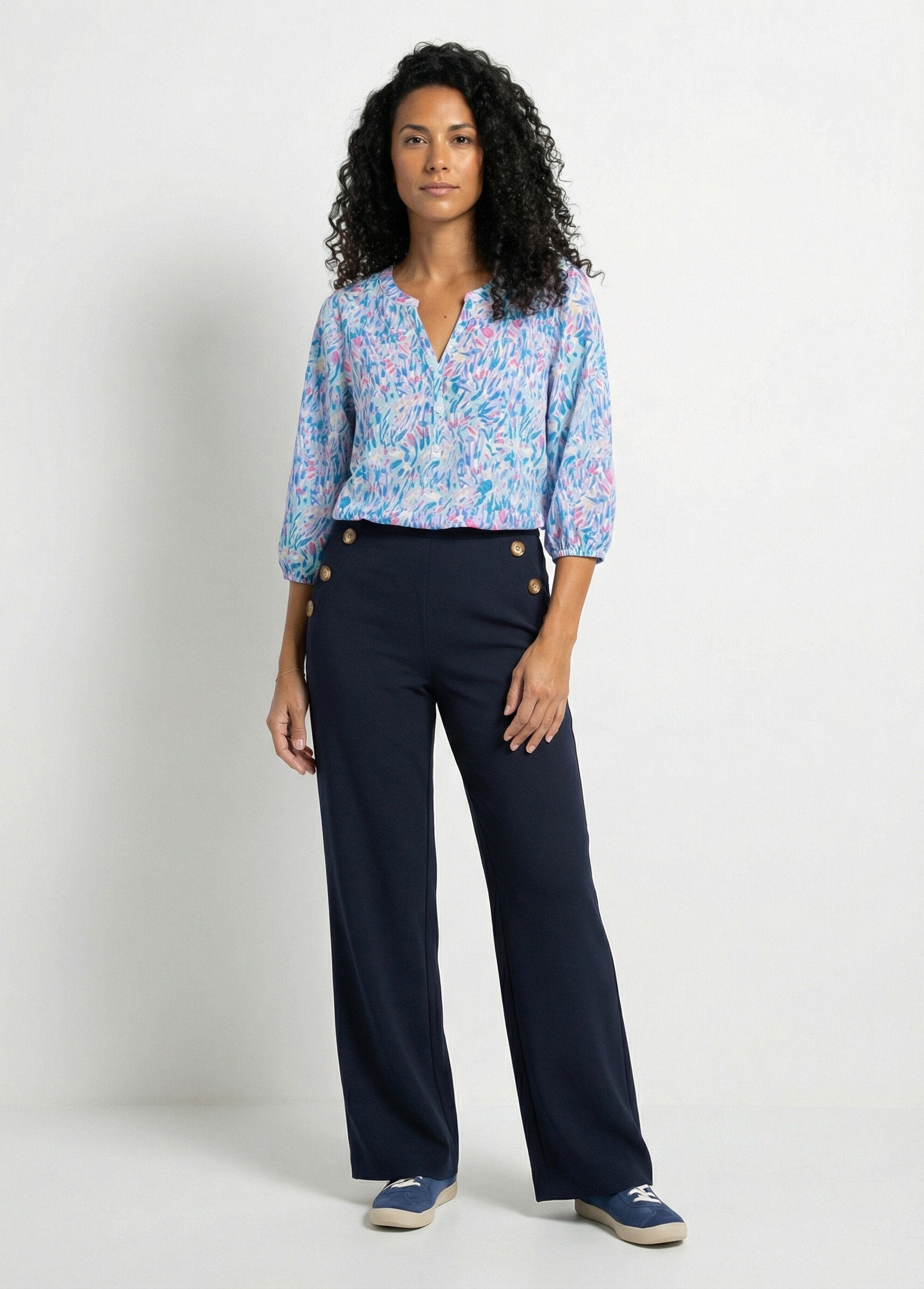 Loose_long_printed_tunic_with_3/4_sleeves_Blue_print_SF1_slim