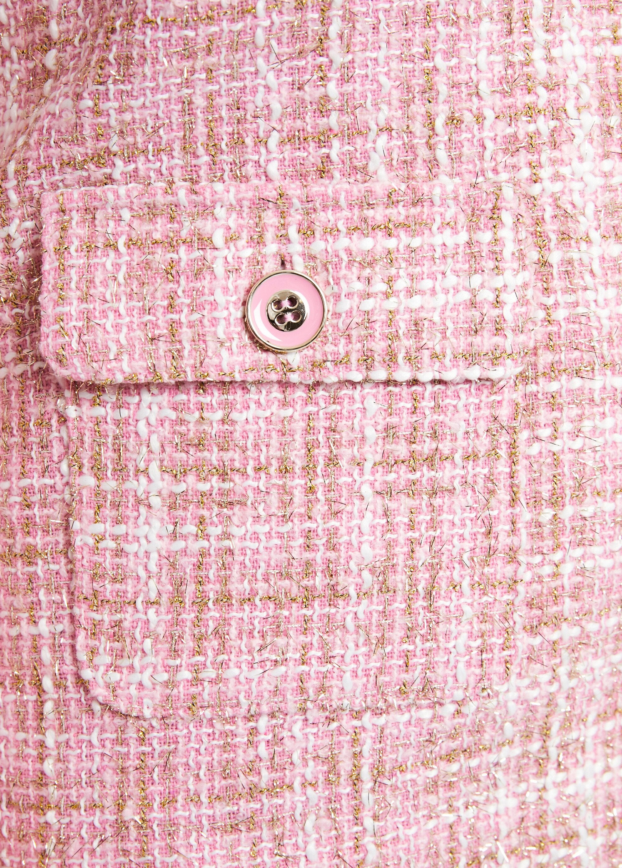 Collarless_short_jacket_in_tweed-effect_fabric_Pink_and_gold_DE3_slim