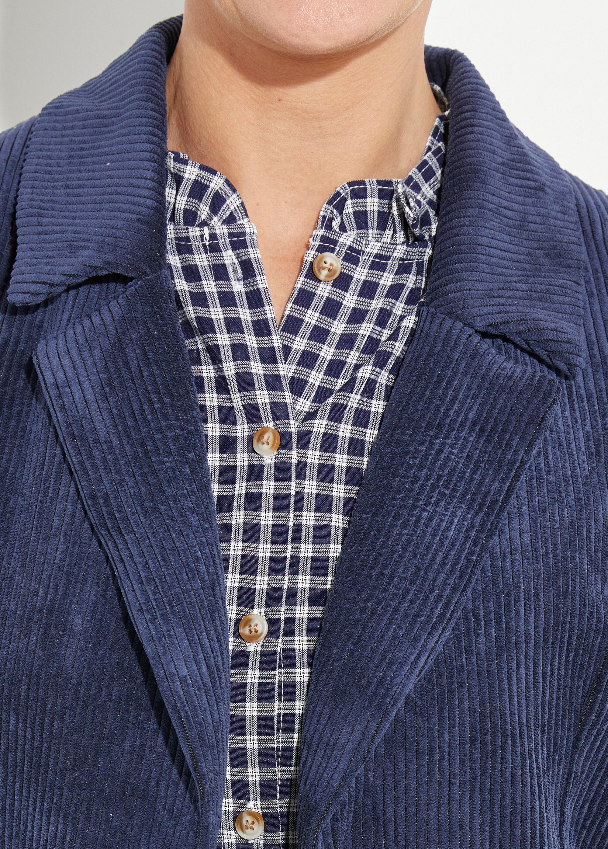 Veste_velours_grosses_cotes,_col_tailleur_Marine_DE1_slim